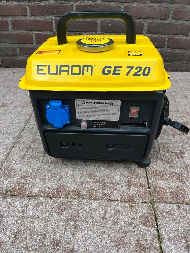 Eurom GE 720 - Draagbaar generator, Caravans en Kamperen, Caravan accessoires, Zo goed als nieuw, Ophalen of Verzenden