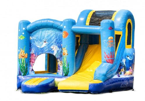 Te koop Springkussen Jumpy Happy Ocean, Hobby en Vrije tijd, Feestartikelen | Verhuur, Nieuw, Overige, Ophalen