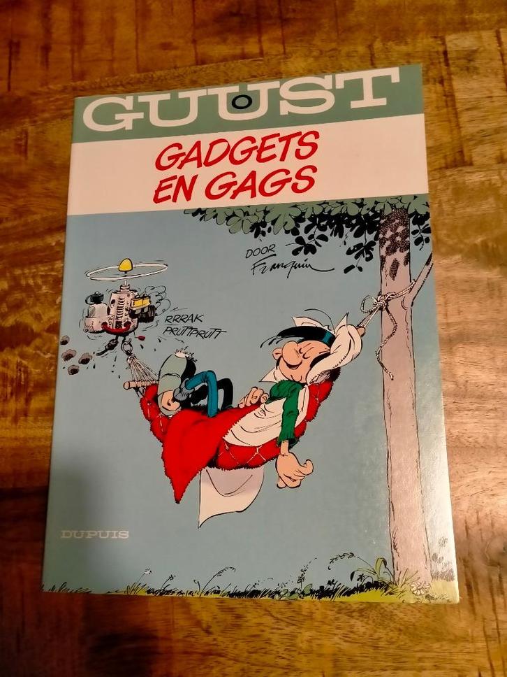 Guust Flater deel 0 Gadgets en Gags strip stripboek uitgave, Boeken, Stripboeken, Gelezen, Eén stripboek, Ophalen of Verzenden