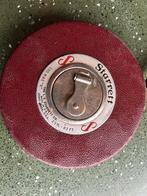 25 meter antiek stalen meetlint, Ophalen of Verzenden