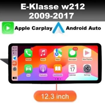 Mercedes E Klasse W212 android 14 12,3inch apple carplay dab beschikbaar voor biedingen