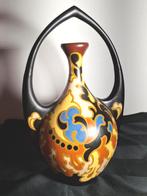Art deco vaas Regina gouda enica plateel, Antiek en Kunst, Ophalen of Verzenden