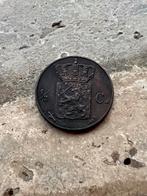 1/2 cent 1854 Willem III, zeer mooie kwaliteit, Ophalen of Verzenden, Koning Willem III, Losse munt