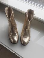 GOUDKLEURIGE LAARSJES MAAT 35, Meisje, Ophalen of Verzenden, Laarzen, Zo goed als nieuw