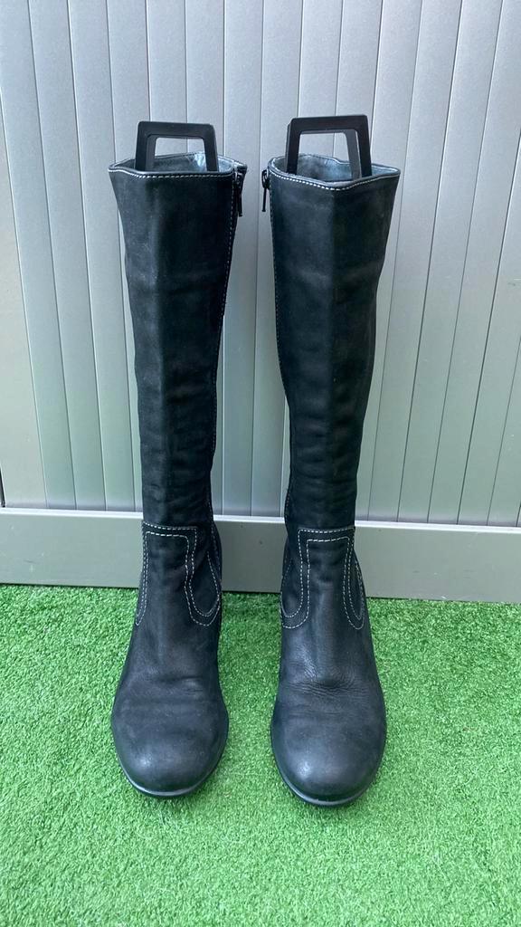 Wolky laarzen 41 zwart, Kleding | Dames, Schoenen, Zo goed als nieuw, Hoge laarzen, Zwart, Ophalen of Verzenden