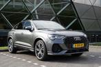 Audi Q3 35 TFSI 150PK S-Line S-Tronic 2021 Grijs, Auto's, Audi, Zwart, 4 cilinders, 1505 kg, Leder en Stof