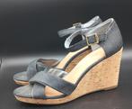 Toms sleehak sandalen maat 40, Kleding | Dames, Schoenen, Blauw, Zo goed als nieuw, Toms, Sandalen of Muiltjes