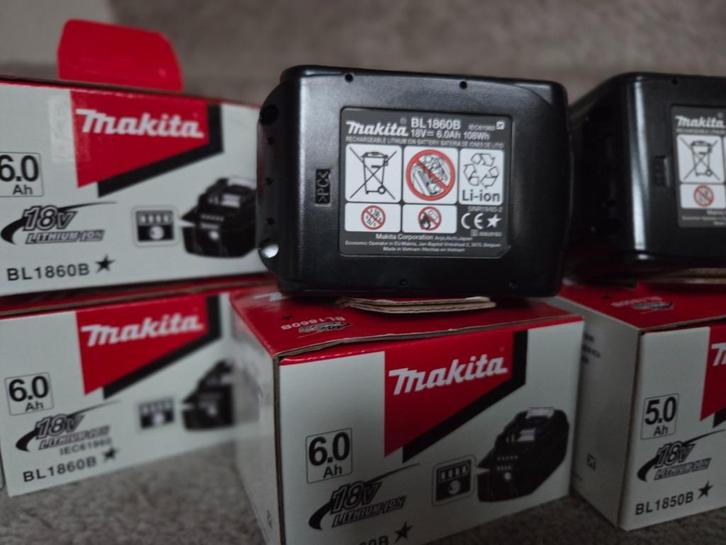 Makita LXT accu 6Ah 18v - in originele verpakking, Doe-het-zelf en Verbouw, Gereedschap | Machine-onderdelen en Toebehoren, Nieuw
