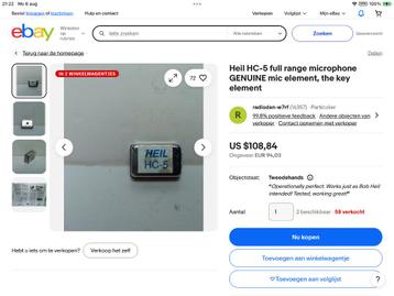 gezocht Heil HC 5 Element beschikbaar voor biedingen