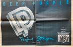 Paginagrote 2x A3advertentie DEEP PURPLE Perfect Strangers, Verzenden