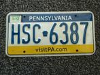Kentekenplaat Licenseplate Pennsylvania USA, Ophalen of Verzenden, Gebruikt, Auto's