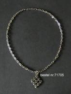 doodshoofd hanger aan mooie ketting 48 cm doodshoofden 33x2, Marktplaats@koningsieraden.nl, Overige materialen, Verzenden, Nieuw