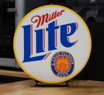 Miller Lite logo lamp, Verzamelen, Biermerken, Ophalen of Verzenden, Reclamebord, Plaat of Schild, Overige merken