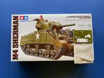 Tamiya	35190	US Tank M4 Sherman (Early Prod) 1/35 incl alu, Hobby en Vrije tijd, Modelbouw | Auto's en Voertuigen, Tank, 1:32 tot 1:50