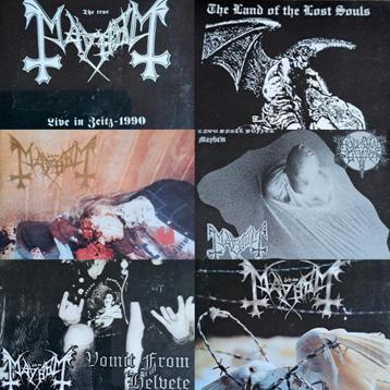 Mayhem - 6 CD's - Black Metal beschikbaar voor biedingen