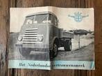 Vintage folder DAF vrachtwagens, jaren ‘50, Ophalen of Verzenden