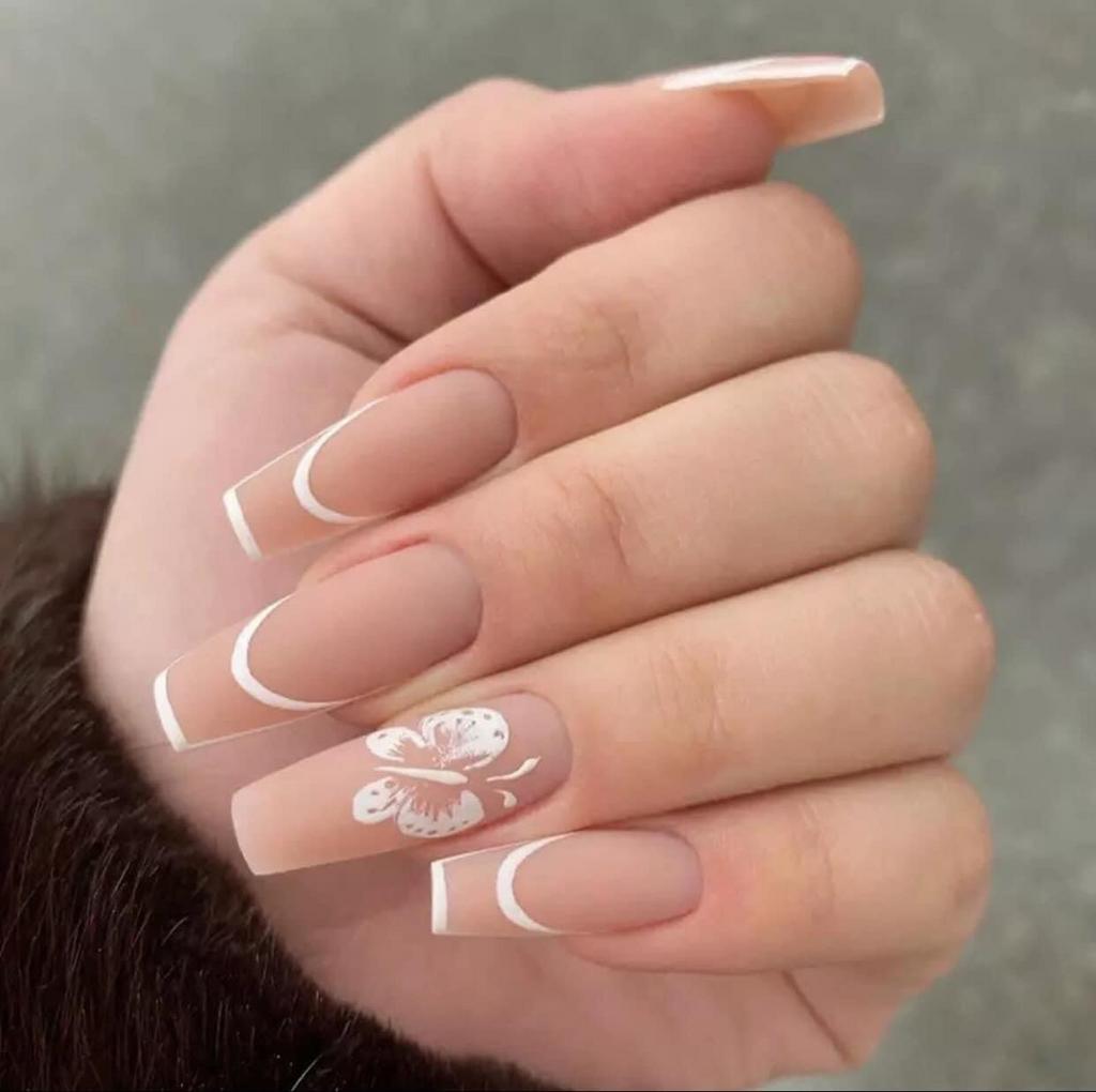 20/24 Stks/set Full Cover Nagels met nagelstrips/nagellijm., ., Nieuw, Ophalen of Verzenden, .