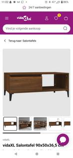 VidaXL Salontafel, Ophalen, Nieuw, Rechthoekig, Minder dan 50 cm