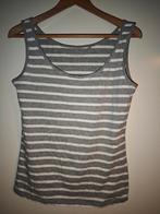 Yessica mouwloze top grijs wit gestreept M ZGAN

Katoen, 5%e, Kleding | Dames, Tops, Ophalen of Verzenden, Zo goed als nieuw, Grijs