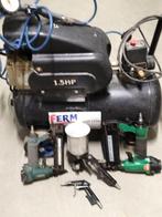 compressor, Doe-het-zelf en Verbouw, Compressors, Ophalen, Gebruikt, Minder dan 200 liter/min, 25 tot 100 liter