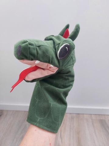 Knuffel handpop Ikea draak dragon K9872 beschikbaar voor biedingen