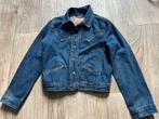 Spijkerjas Levis maat XS/S, Ophalen of Verzenden, Gedragen, Maat 34 (XS) of kleiner, Blauw