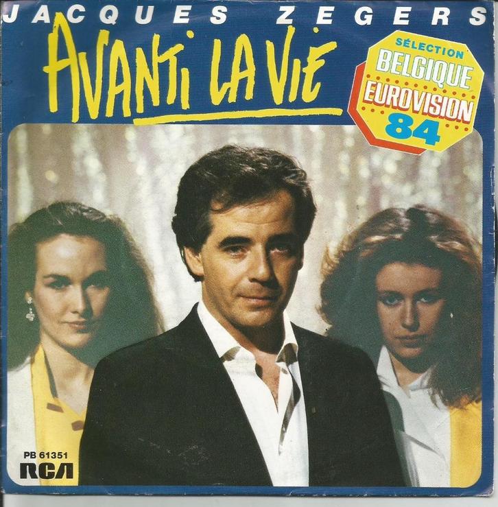 Jacques Zegers - Avanti la vie   - Eurovision '84 -, Cd's en Dvd's, Vinyl Singles, Single, Pop, 7 inch, Verzenden