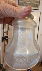 Antiek glazen lampenkapje, Ophalen of Verzenden