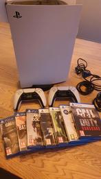 Playstation 5 als nieuw met 7 spellen, Ophalen of Verzenden, Zo goed als nieuw