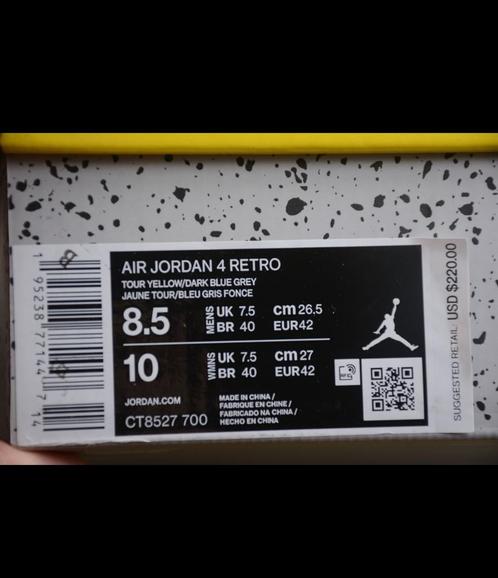 Jordan 4, Kleding | Heren, Schoenen, Nieuw, Sneakers of Gympen, Overige kleuren, Ophalen of Verzenden