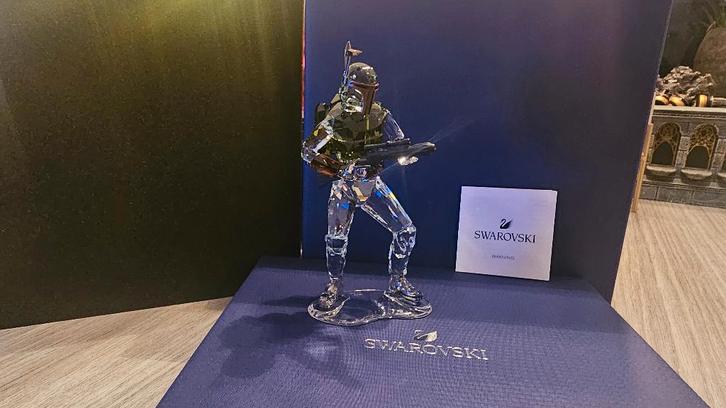 Swarovski Disney Star Wars Boba Fett! NIEUW!, Verzamelen, Swarovski, Nieuw, Figuurtje, Ophalen of Verzenden