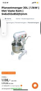 Planeet menger 30liter / professionele mixer, Witgoed en Apparatuur, Keukenmixers, 4 liter of meer, Ophalen, Gebruikt
