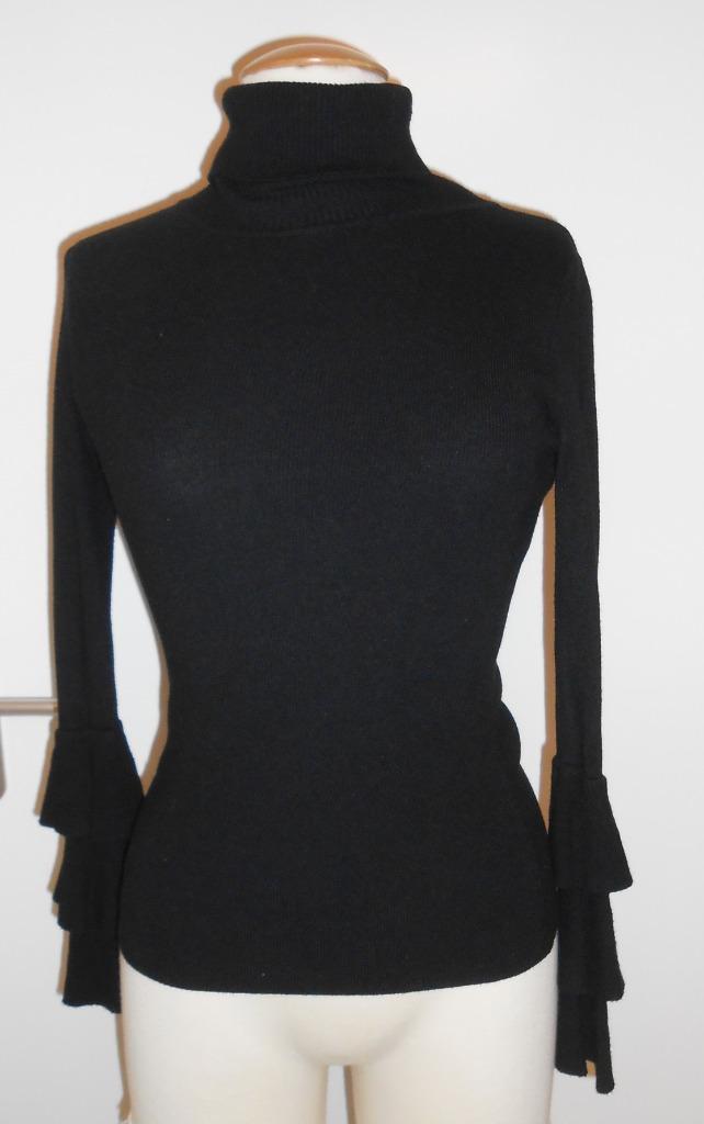 White Icy coltrui zwart mt S/M, Kleding | Dames, Truien en Vesten, Zo goed als nieuw, Maat 38/40 (M), Zwart, Ophalen of Verzenden