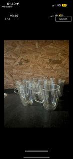 4 dubbelwandige theeglazen, Huis en Inrichting, Keuken | Servies, Glas of Glazen, Nieuw, Ophalen of Verzenden, Glas