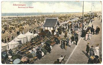 959524 Scheveningen Boulevard Strand 1921 . Postzegel ged beschikbaar voor biedingen