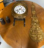 Frans Comtoise klok met emaille wijzerplaat, Antiek en Kunst, Antiek | Klokken, Ophalen