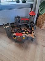 Groot kasteel met uitbreiding van playmobil., Ophalen, Gebruikt