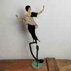 Pendel figuur, Balanceer figuur,Danseres,Papagaai, Antiek en Kunst, Kunst | Designobjecten, Ophalen of Verzenden