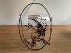 Mooie vintage vogel glas in lood hanger, Ophalen of Verzenden
