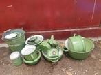 Brocante emaille set, Antiek en Kunst, Antiek | Emaille, Ophalen