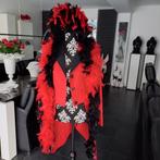 Leuke slipjas met boa hoed maat S koopje nu samen, Kleding | Dames, Carnaval, Ophalen of Verzenden, Zo goed als nieuw, Kleding