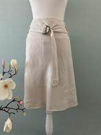 Promiss/ leuke linnen rok/ beige / maat 42, Kleding | Dames, Rokken, Promiss, Beige, Maat 42/44 (L), Ophalen of Verzenden