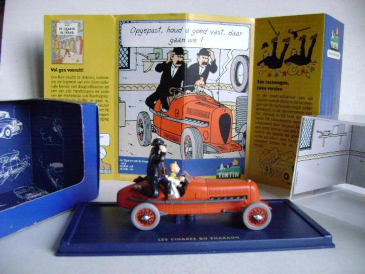 Kuifje auto nr.002A De rode racewagen, Verzamelen, Stripfiguren, Zo goed als nieuw, Overige typen, Kuifje, Ophalen of Verzenden