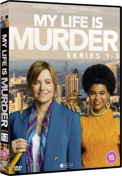 My Life Is Murder Seizoenen 1 t/m 3, Sealed Origineel 6 dvd, Cd's en Dvd's, Dvd's | Tv en Series, Nieuw in verpakking, Thriller