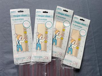 Jippie's Finger Alert deurstrips 120 cm (4 x 2 stuks) beschikbaar voor biedingen