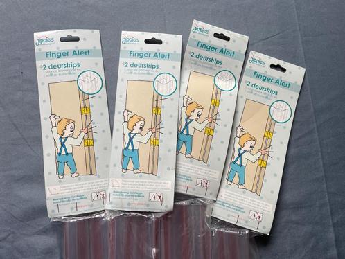 Jippie's Finger Alert deurstrips 120 cm (4 x 2 stuks), Doe-het-zelf en Verbouw, Deuren en Horren, Nieuw, Minder dan 200 cm, 80 tot 100 cm