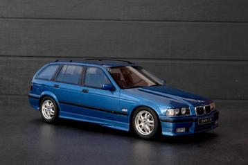 BMW 328i Touring E36 1/18 Ottomobile Blauw Nieuw In Doos M T beschikbaar voor biedingen
