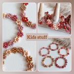 Nieuw! Kinder bloemen armbandjes van miyukikralen, Ophalen of Verzenden, Nieuw, Armband