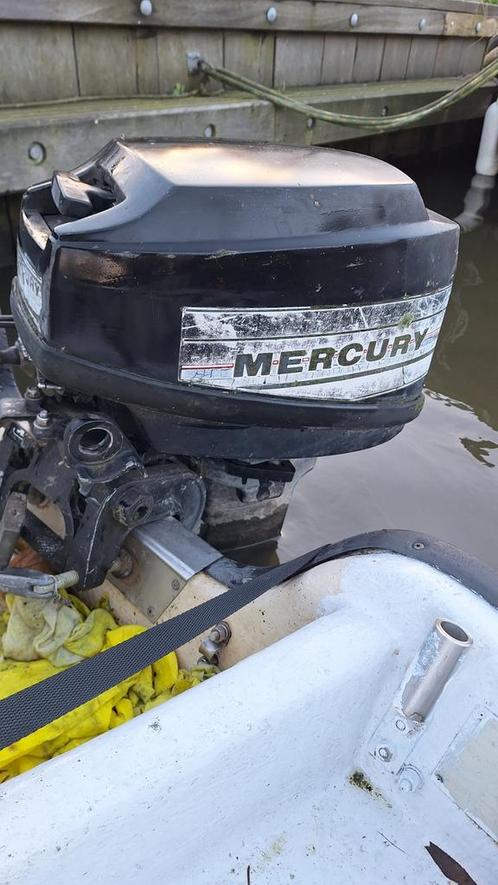 Mercury 6 pk Buitenboordmotor Inclusief gashendel, Watersport en Boten, Bootonderdelen, Gebruikt, Motor en Techniek, Zeilboot of Motorboot