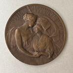 Franse penning LE RHIN FRANCAIS 1914-1917 brons 50mm, Ophalen of Verzenden, Brons